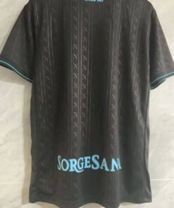 Vista posteriore Maglia Napoli Nera 2025 Authentic