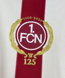 Maglia 1. FC Nurnberg Home 2025/26 Versione Tifoso tessuto traspirante