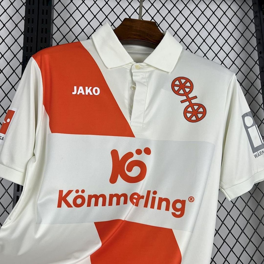 Maglia 1. FSV Mainz 05 Home 2025/26 Versione Tifoso vista laterale
