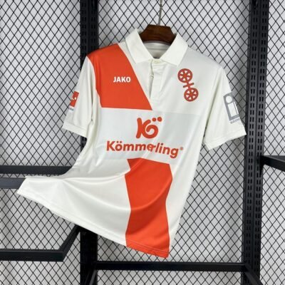 Maglia 1. FSV Mainz 05 Home 2025/26 Versione Tifoso vista frontale completa