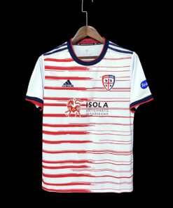 Maglia 21/22 Cagliari Away 2024/25 Versione Tifoso vista frontale completa