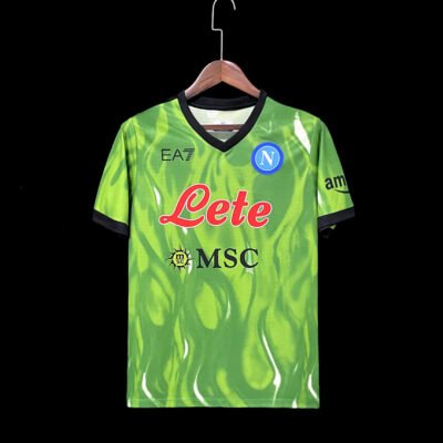 Maglia 21/22 Naples Green Goalkeeper: S-XXL Keeper 2024/25 Versione Tifoso