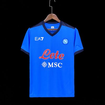 Maglia 21/22 Naples Home 2024/25 Versione Tifoso vista frontale completa