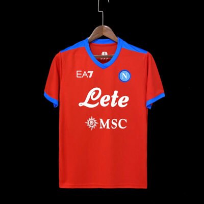 Maglia 21/22 Naples Red S-XXL Home 2024/25 Versione Tifoso
