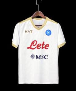 Maglia 21/22 Naples White S-XXL Home 2024/25 Versione Tifoso vista frontale completa