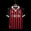 Maglia 21/22 OGC Nice Home 2024/25 Versione Tifoso vista frontale completa