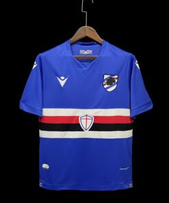 Maglia 21/22 Sampdoria Home 2024/25 Versione Tifoso vista frontale completa