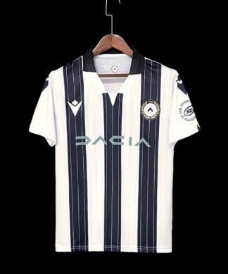 Maglia 21/22 Udinese Home 2024/25 Versione Tifoso vista frontale completa