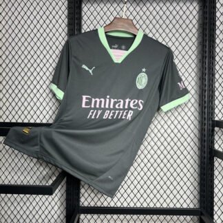 Maglia AC Milan Away 2024/25 Versione Tifoso vista frontale completa