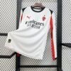 Maglia AC Milan Away Manica Lunga 2025/26 Versione Tifoso vista frontale completa