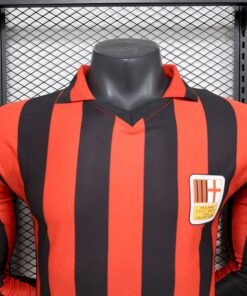 Maglia AC Milan Home Manica Lunga 2024/25 Versione Giocatore - vista 3
