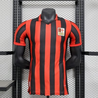 Maglia AC Milan Home 2024/25 Versione Giocatore vista frontale completa