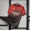 Maglia AC Milan Home 2024/25 Versione Tifoso vista frontale completa