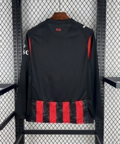 Maglia AC Milan Home Manica Lunga 2025/26 Versione Tifoso vista posteriore
