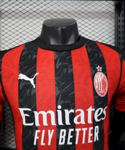 Maglia AC Milan Home 2025/26 Versione Giocatore tessuto traspirante