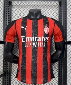 Maglia AC Milan Home 2025/26 Versione Giocatore vista frontale completa