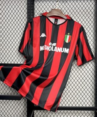 Maglia ac milan retro - Maglia AC Milan Home 1988/89 Retro vista frontale completa