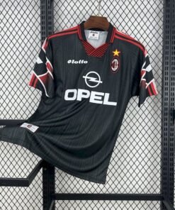 Maglia ac milan retro - Maglia AC Milan Home 1997/98 Retro vista frontale completa