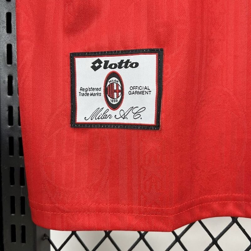 maglia ac milan retro 1998/99 vista