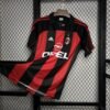 Maglia ac milan retro - Maglia AC Milan Home 2000/02 Retro vista frontale completa