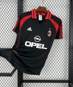 Maglia ac milan retro - Maglia AC Milan Third 2000/01 Retro vista frontale completa