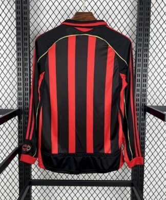 Maglia AC Milan Home Manica Lunga 2006/07 Retro - vista 2