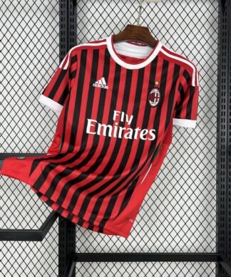 Maglia ac milan retro - Maglia AC Milan Home 2011/12 Retro vista frontale completa