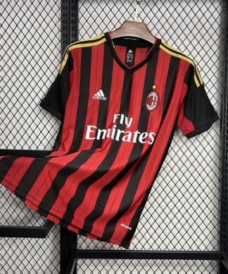 Maglia ac milan retro - Maglia AC Milan Home 2013/14 Retro vista frontale completa
