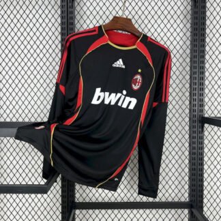 Maglia ac milan retro - Maglia AC Milan Third Manica Lunga 2024/25 Retro vista frontale completa