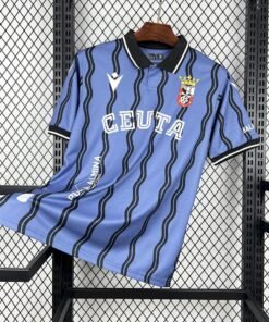 Maglia AD Ceuta FC Away 2025/26 Versione Tifoso vista frontale completa