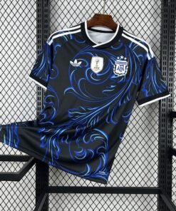 Maglia Argentina Away 2024/25 Versione Tifoso vista frontale completa
