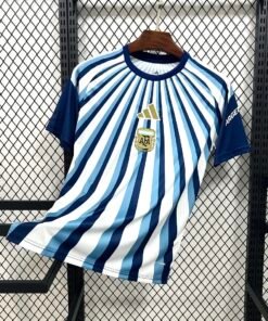 Maglia Argentina Home 2024/25 Versione Tifoso vista frontale completa