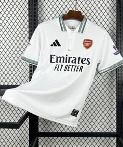 Maglia Arsenal Home 2025/26 Versione Tifoso vista frontale completa