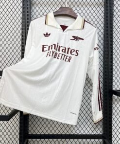 Maglia Arsenal Third Manica Lunga 2025/26 Versione Tifoso vista frontale completa