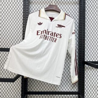 Maglia Arsenal Third Manica Lunga 2025/26 Versione Tifoso vista frontale completa