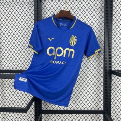 Maglia AS Monaco Away 2025/26 Versione Tifoso vista frontale completa