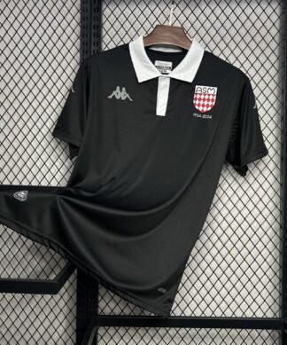 Maglia AS Monaco Home 2024/25 Versione Tifoso vista frontale completa
