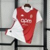 Maglia AS Monaco Home 2025/26 Versione Tifoso vista frontale completa