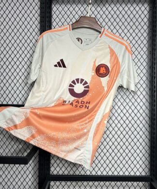 Maglia AS Roma Away 2024/25 Versione Tifoso vista frontale completa
