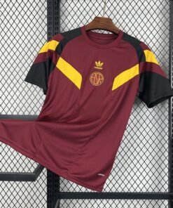 Maglia AS Roma Home 2024/25 Versione Tifoso vista frontale completa