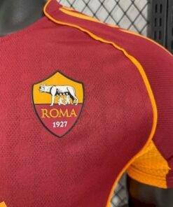 Maglia AS Roma Home 2025/26 Versione Giocatore vista posteriore