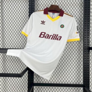 Maglia as roma retro - Maglia AS Roma Away 1991/92 Retro vista frontale completa