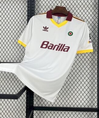 Maglia as roma retro - Maglia AS Roma Away 1991/92 Retro vista frontale completa