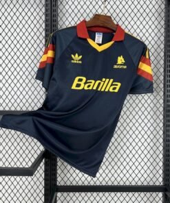 Maglia as roma retro - Maglia AS Roma Third 1991/92 Retro vista frontale completa