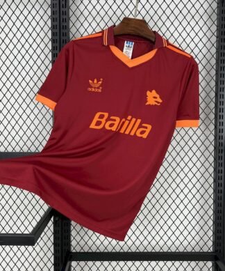 Maglia as roma retro - Maglia AS Roma Home 1992/94 Retro vista frontale completa