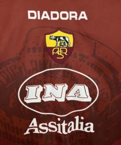 Maglia AS Roma Home 1997/98 Retro - vista 4