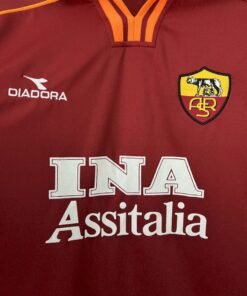 Maglia AS Roma Home 1998/99 Retro - vista 4