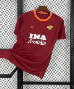 Maglia as roma retro - Maglia AS Roma Home 2000/01 Retro vista frontale completa