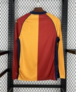 Maglia AS Roma Home Manica Lunga 2001/02 Retro - vista 2