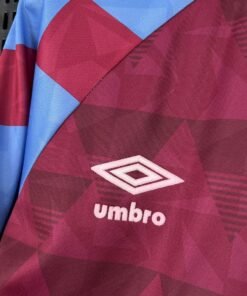 Maglia aston villa retro - Maglia Aston Villa Home 1990/92 Retro tessuto traspirante